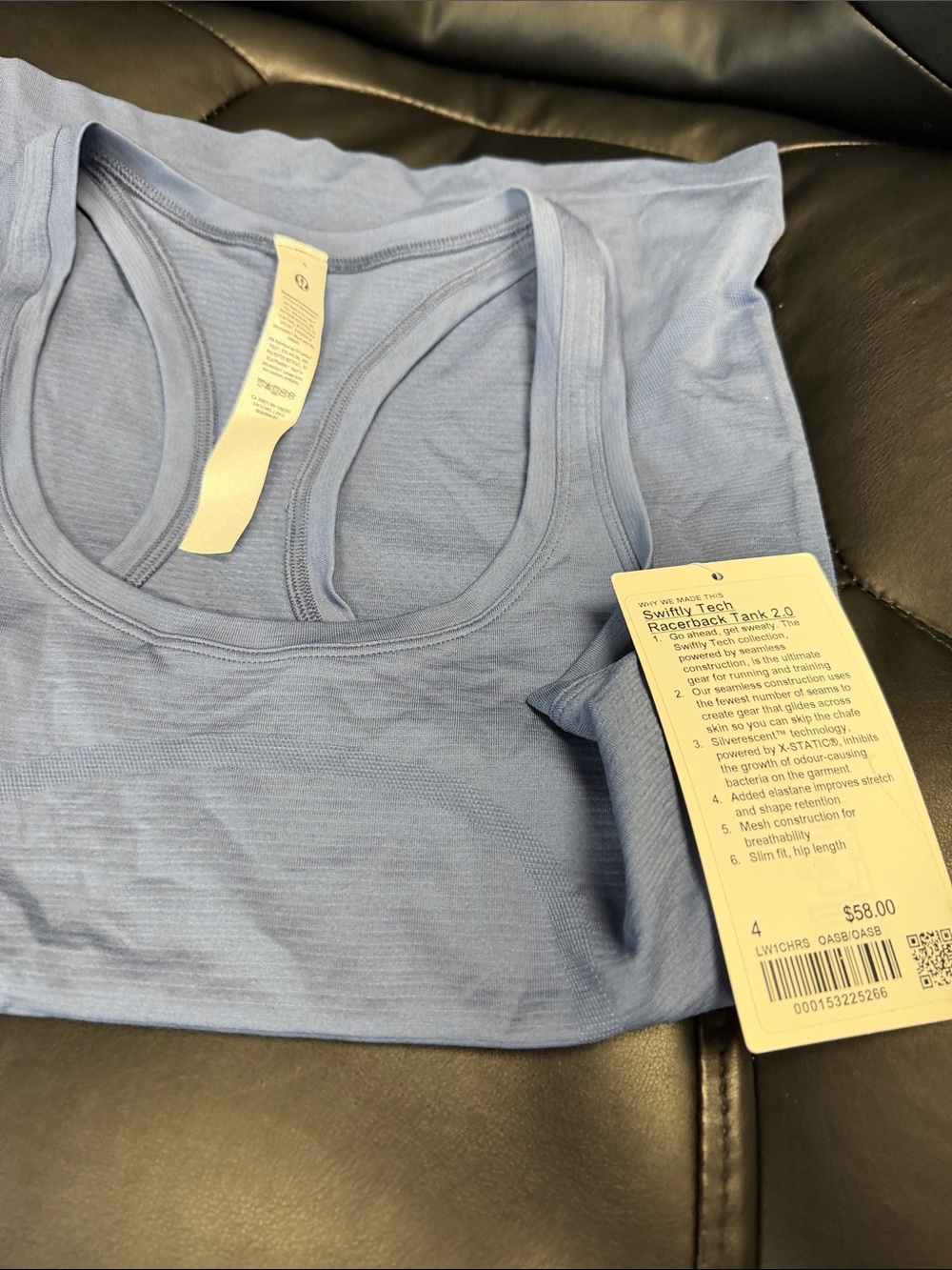 lululemon athletica Light Periwinkle Racerback Tank